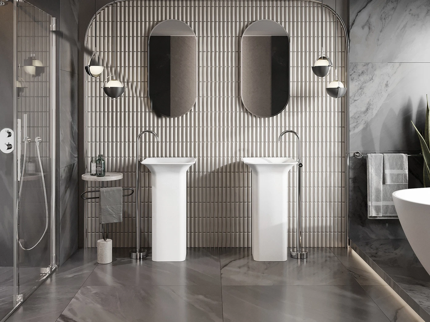 Glamour Style Bathroom