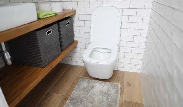 How high should the toilet bowl be mounted?