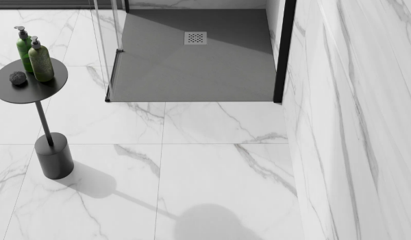 How to clean the trap in a shower tray and linear drain?