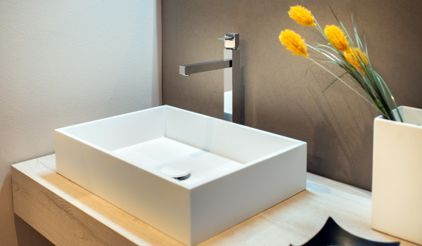 What faucet for a countertop sink?