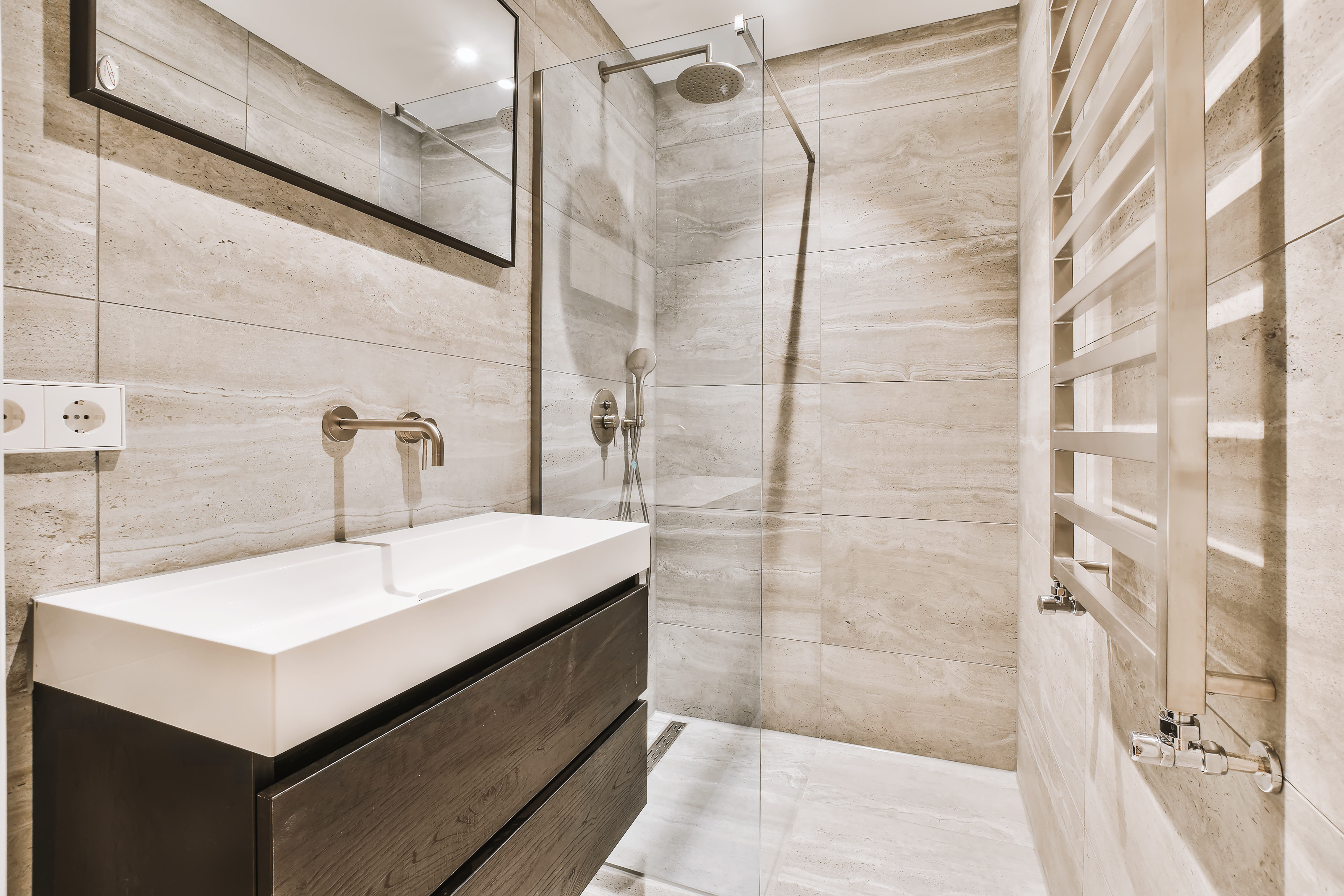 Wall-Mounted Shower System - Functionality and Modern Design