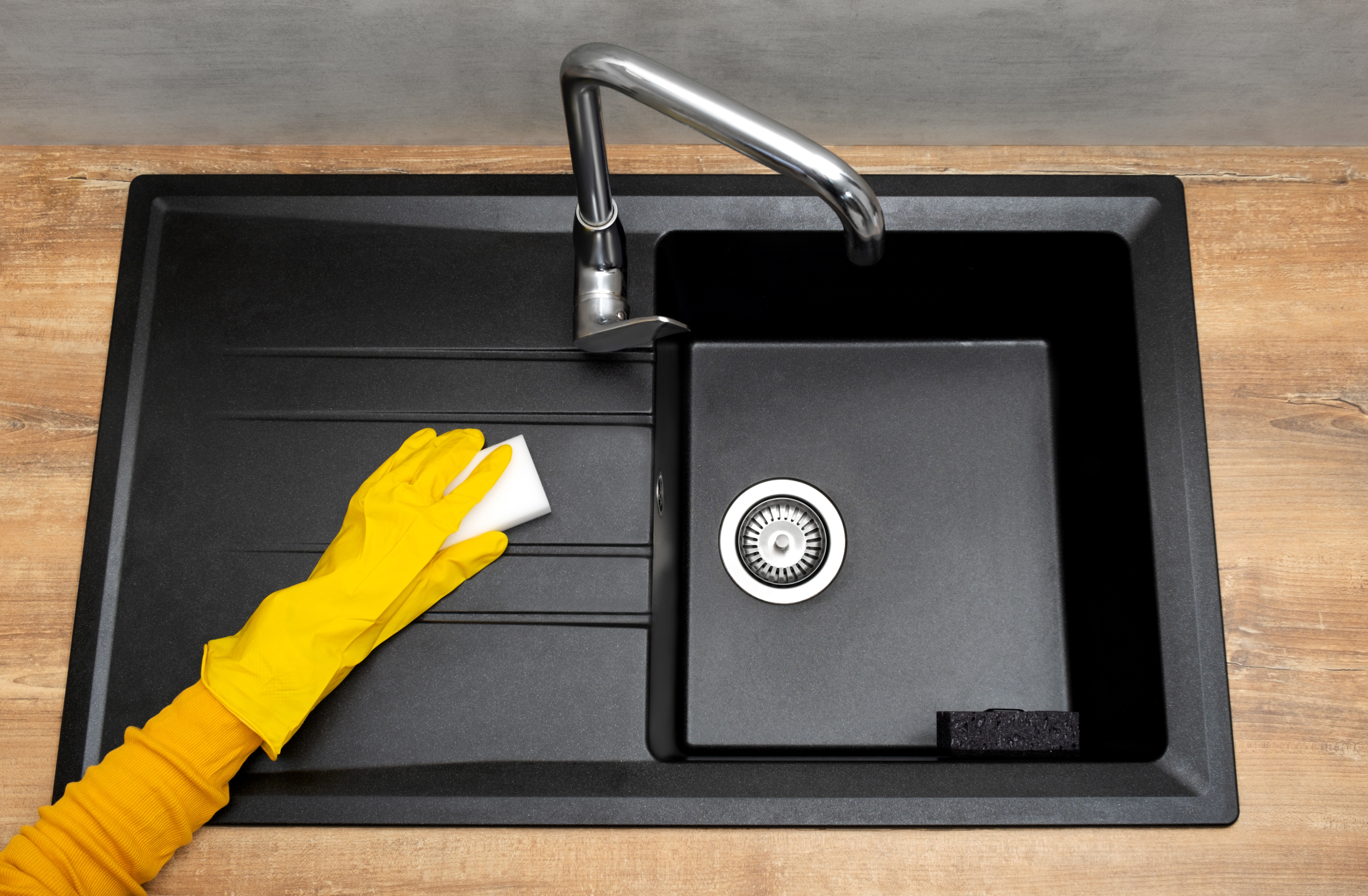 How to Clean a Granite Kitchen Sink?
